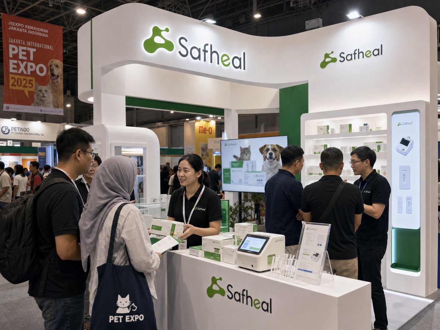 Safheal JPE Jakarta Pet Expo 2025 booth