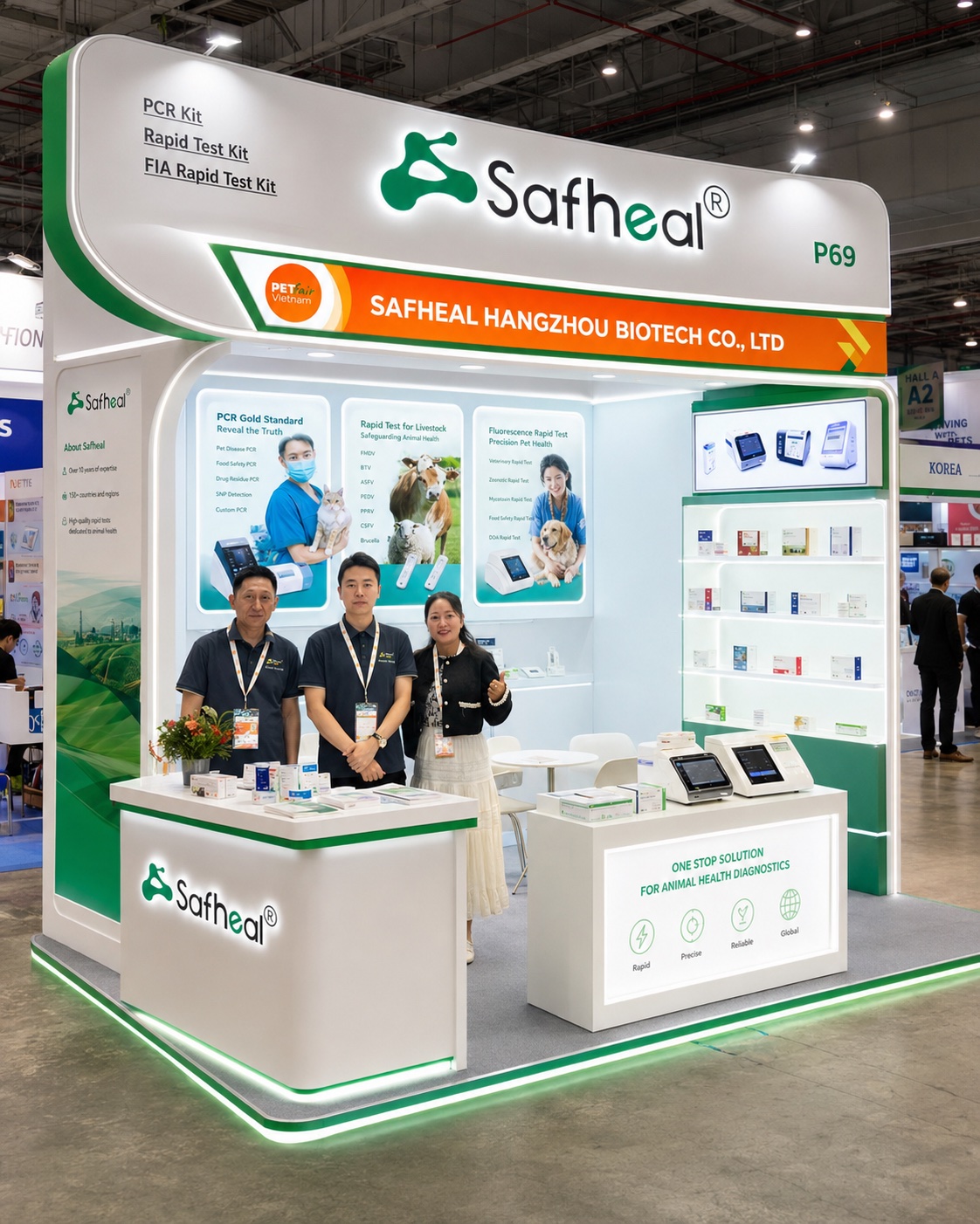 Safheal Petfair Vietnam 2025 booth