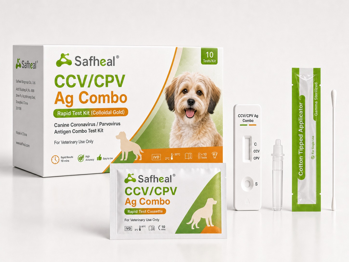 Giardia/CCV/CPV/CDV Ag Test Kit