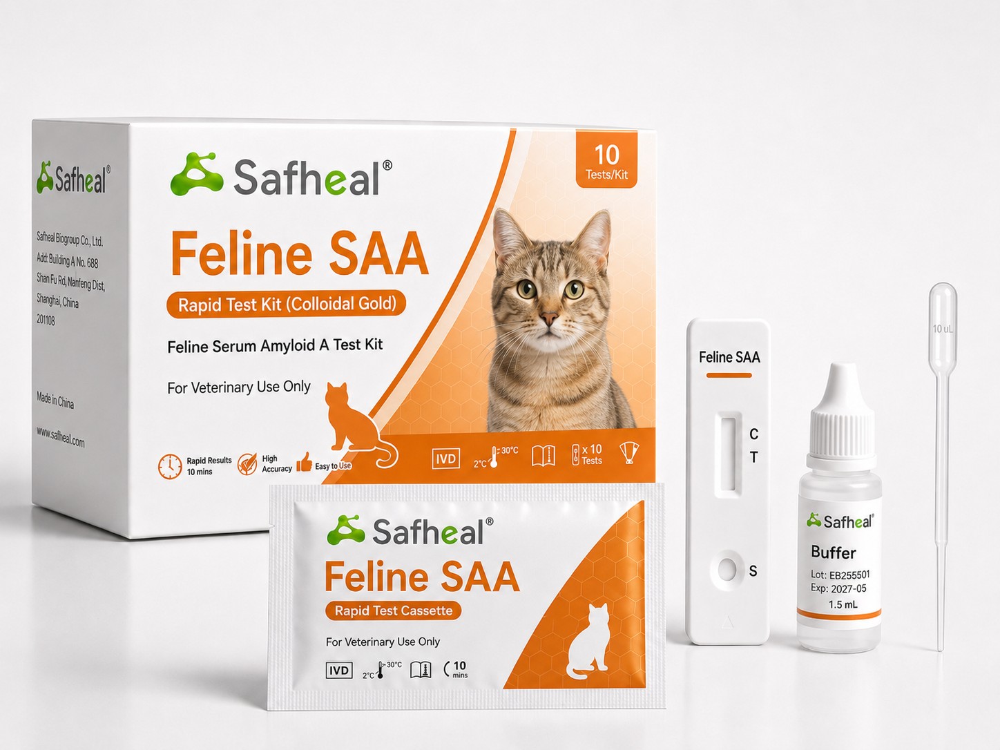 Katzen SAA Schnelltest