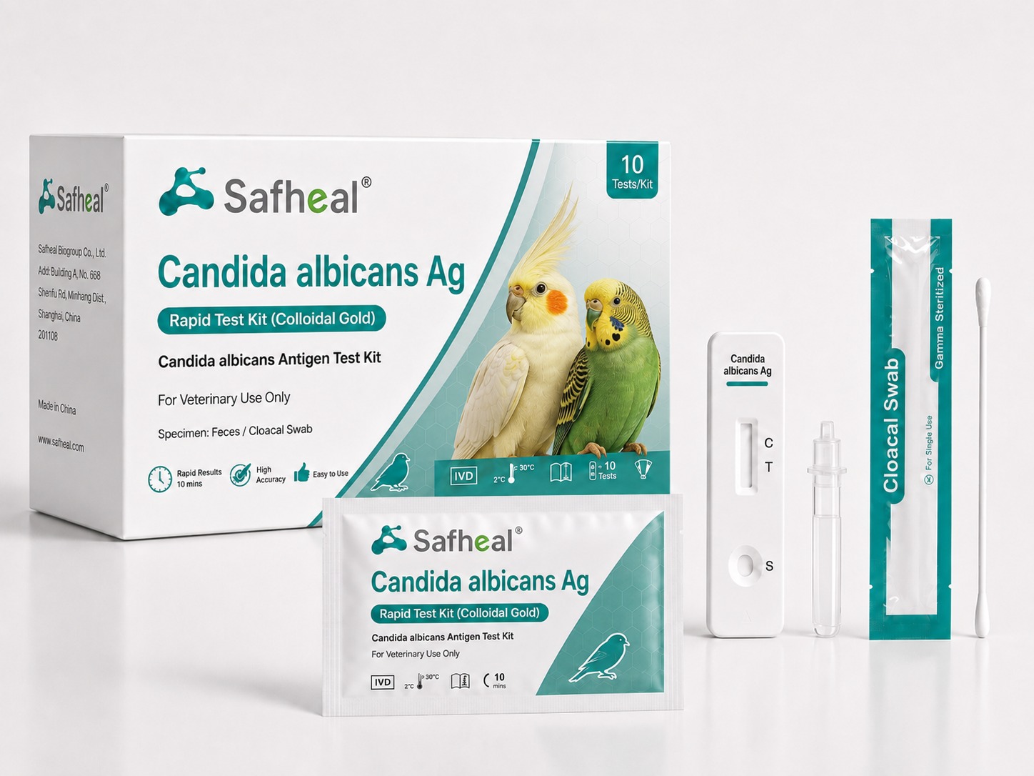 Avian Candida albicans Ag Rapid Test Kit
