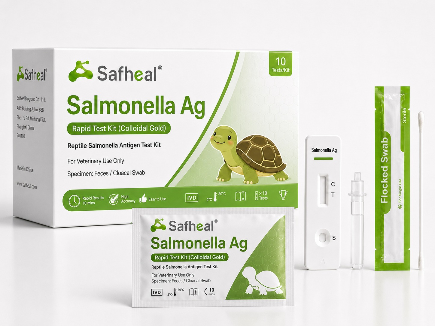 Reptile Salmonella Ag Rapid Test Kit