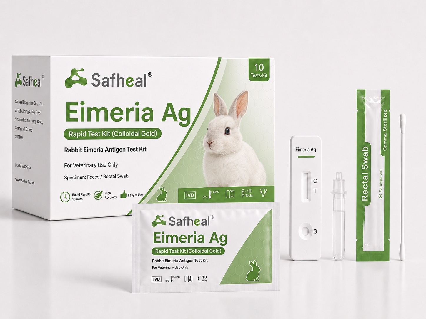 Rabbit Eimeria Antigen Rapid Test Kit