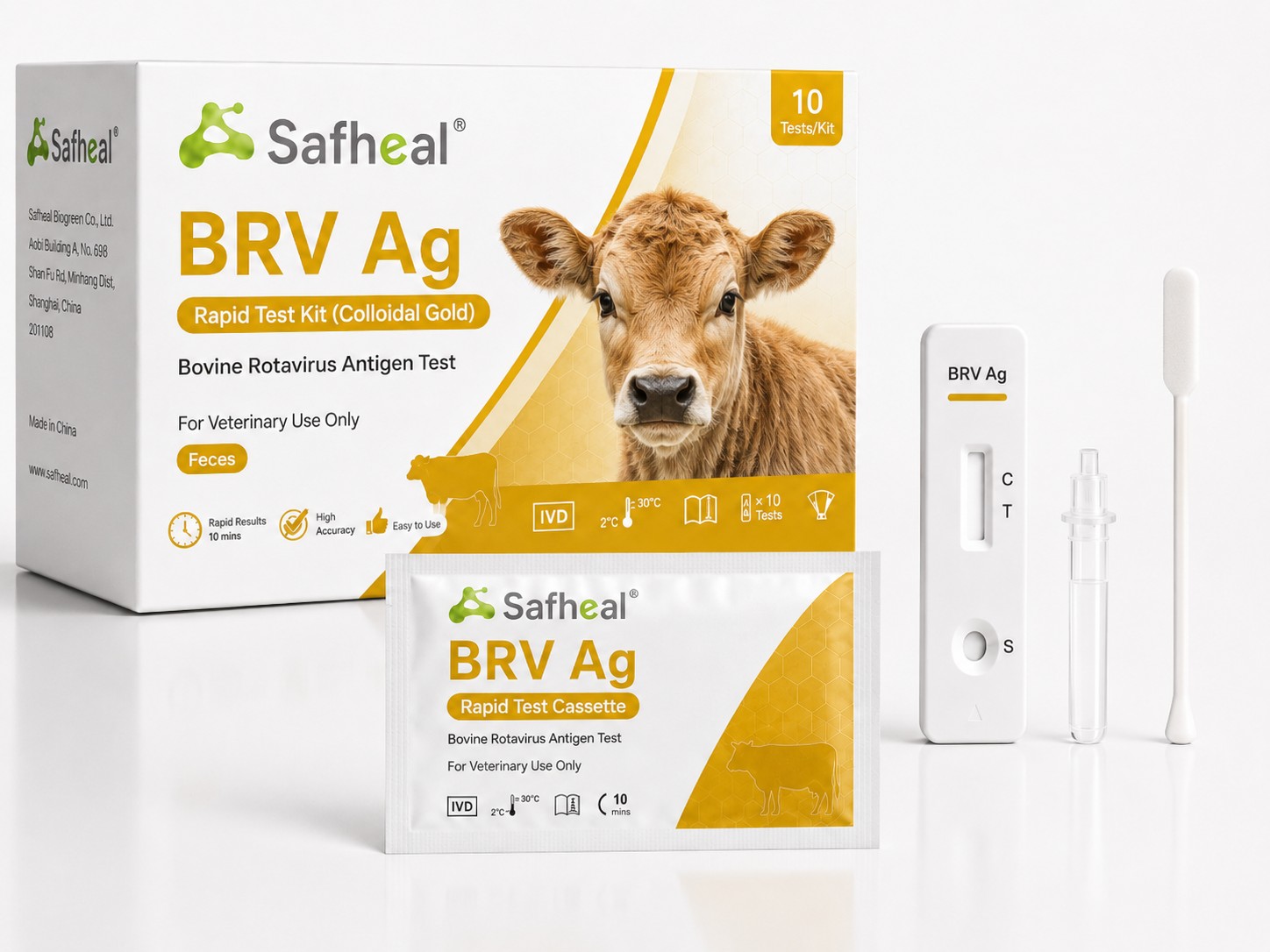 bovino rotavirus antigene kit per test rapido