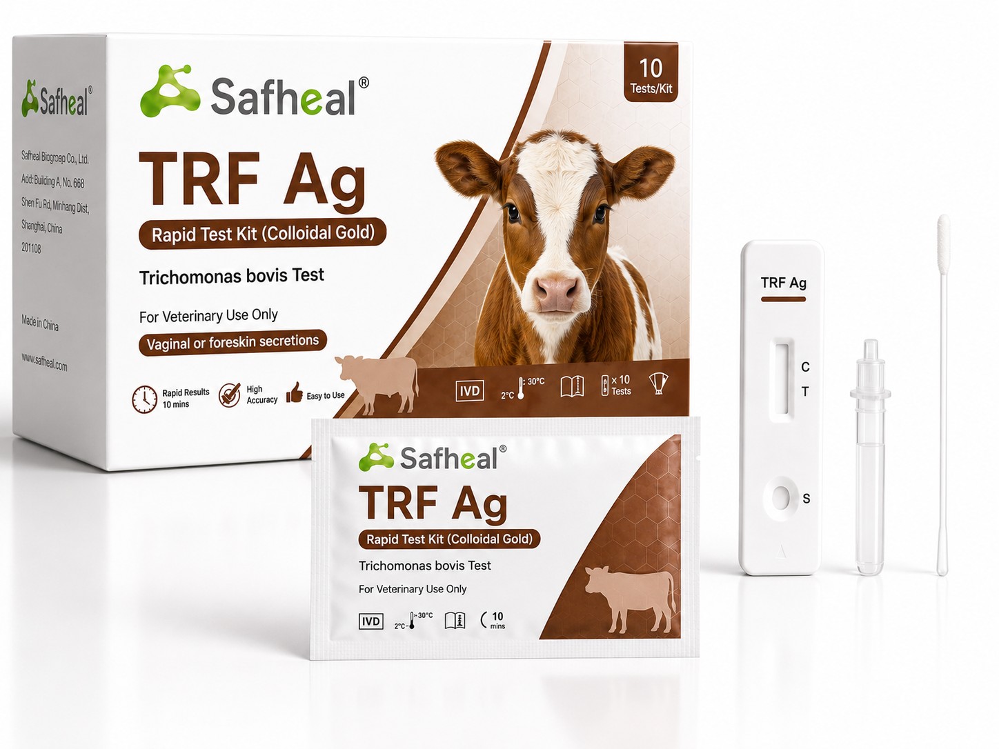 bovino tricomoniasi (Tritrichomonas foetus) antigene kit per test rapido