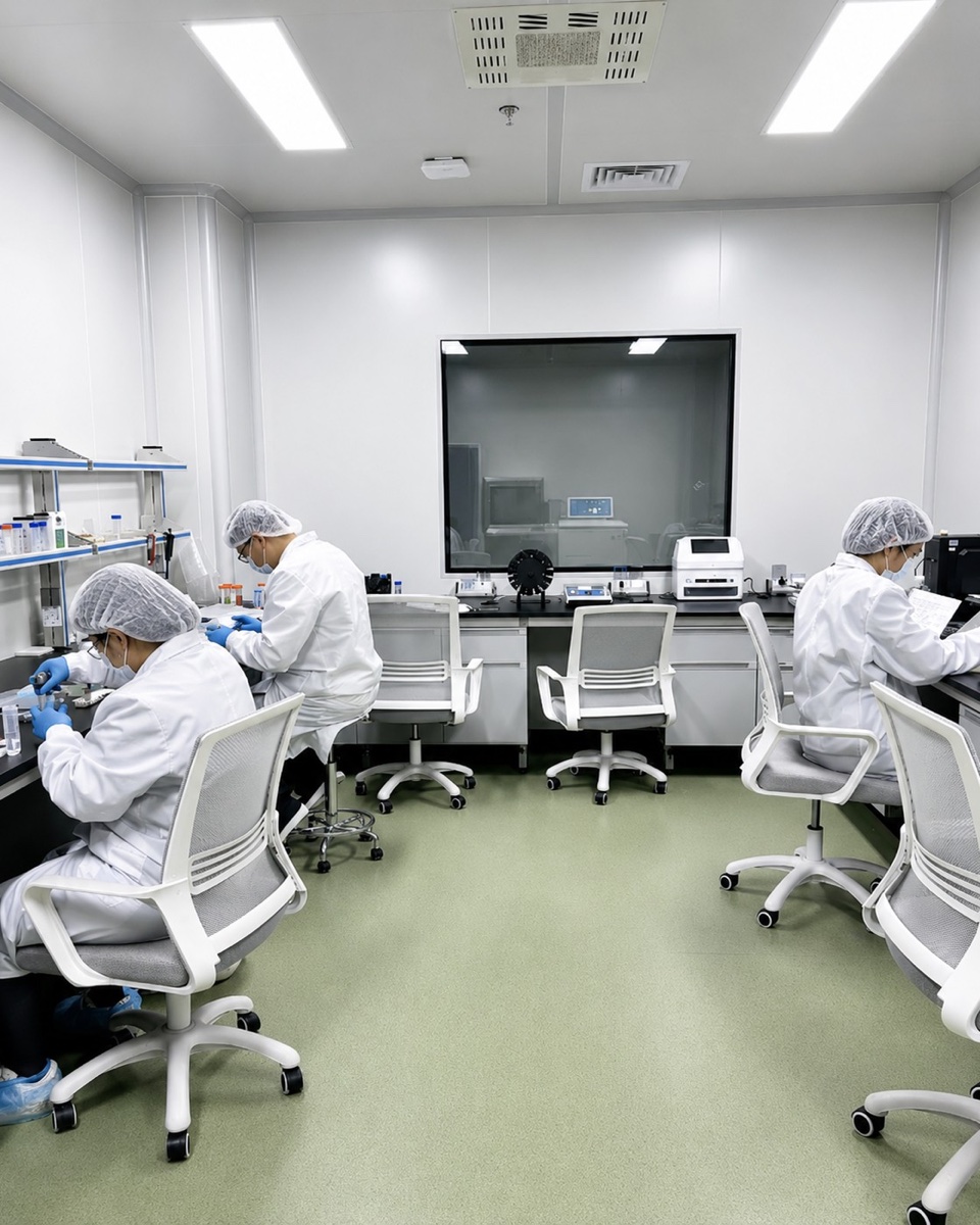 Clean lab workflow